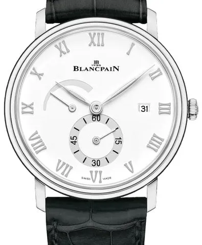 Blancpain Villeret 6606A-1127-55B 40mm Stainless steel White