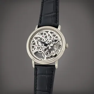 Blancpain White gold Skeletonized