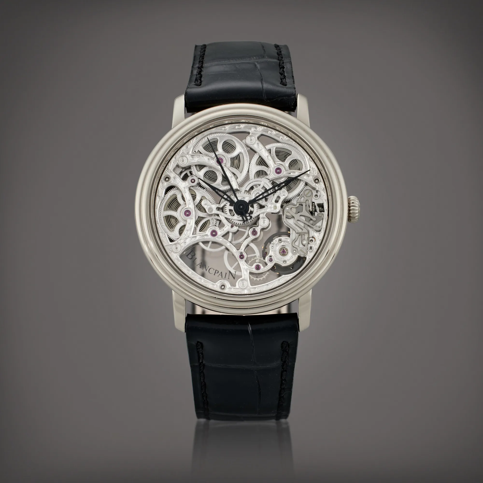 Blancpain 38mm White gold Skeletonized 1