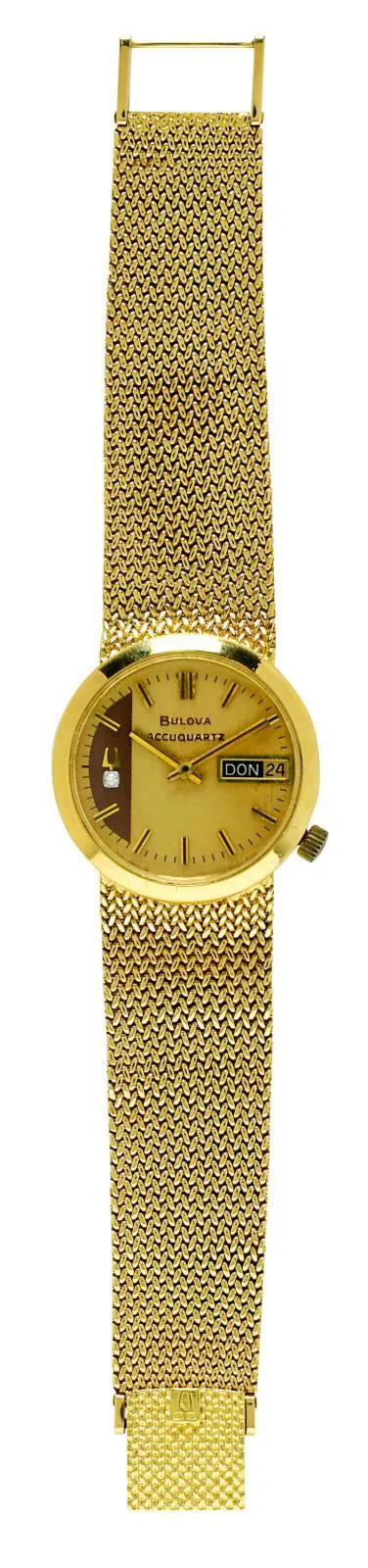 Bulova Accuquartz Yellow gold Gold