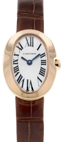 Cartier Mini Baignoire W8000017 25.5mm Rose gold Silver