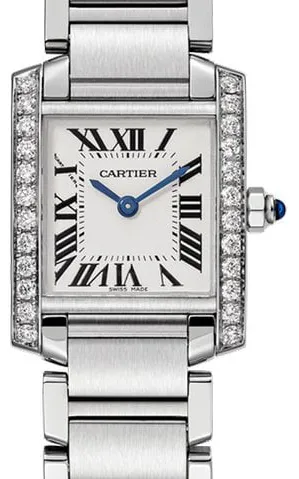 Cartier Tank Française W4TA0008 25mm Stainless steel Silver