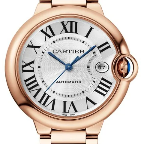 Cartier Ballon Bleu de Cartier WGBB0039 40mm Rose gold Silver