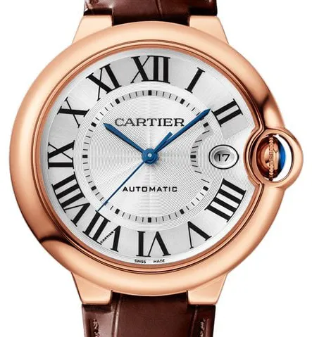 Cartier Ballon Bleu de Cartier WGBB0035 40mm Rose gold Silver