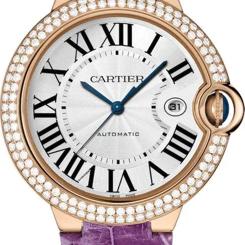 Cartier Ballon Bleu WJBB0031 42mm Rose gold Opaline