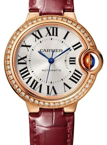 Cartier Ballon Bleu 33mm WJBB0033 33mm Rose gold Silver