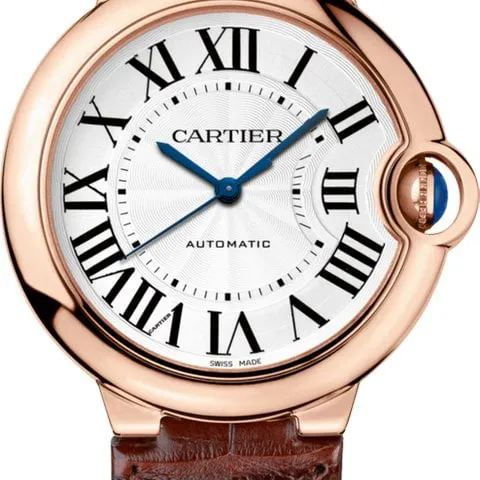 Cartier Ballon Bleu de Cartier WGBB0009 36.5mm Rose gold White