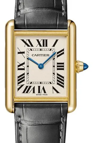 Cartier Tank Louis Cartier WGTA0067 33.5mm Yellow gold Silver