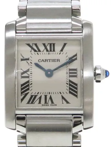 Cartier Tank W51008Q3 20mm Stainless steel Silver