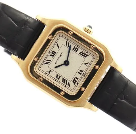 Cartier Santos de Cartier 821053 22.5mm Yellow gold White