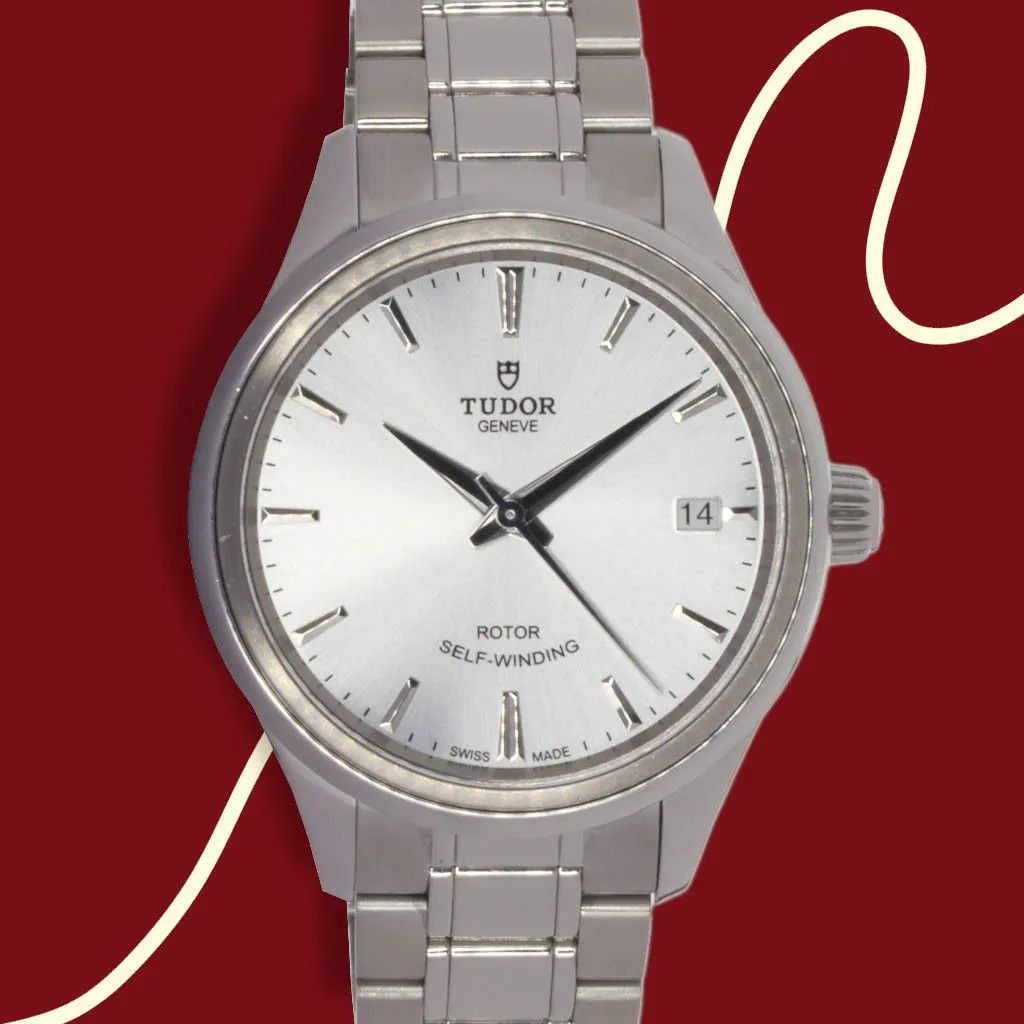 Tudor Style 12300 34mm Stainless steel