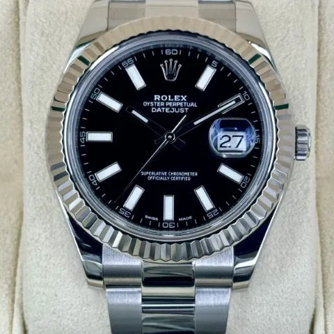 Rolex Datejust II 116334 41mm Stainless steel Black