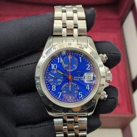 Tudor Prince Date 79280 40mm Stainless steel Blue