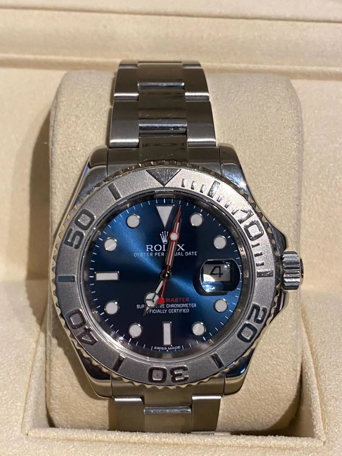 Rolex Yacht-Master 116622 40mm Stainless steel Blue 4