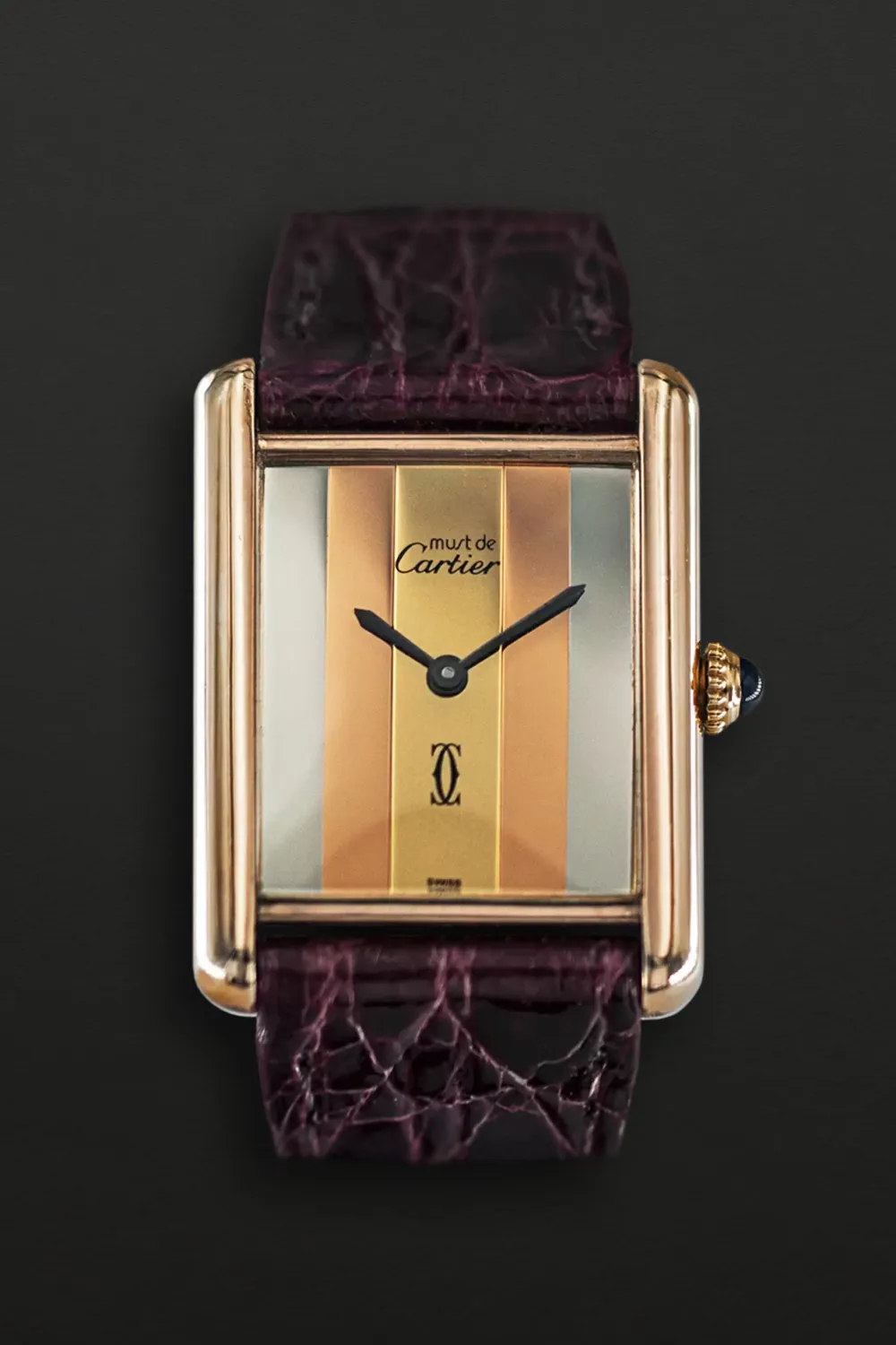 Cartier Must de Cartier Tank 21mm Vermeil Tri-color