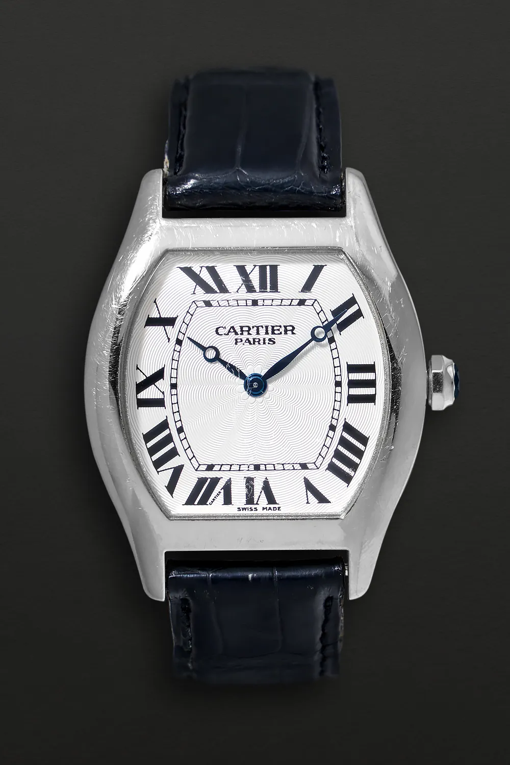 Cartier Tortue Collection Privée 2518 34mm Platinum Silver