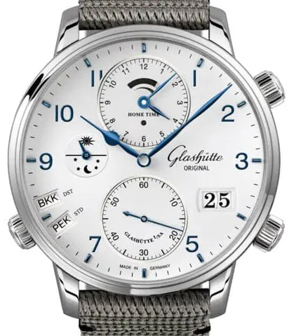 Glashütte Senator 1-89-02-03-02-66 44mm Stainless steel White