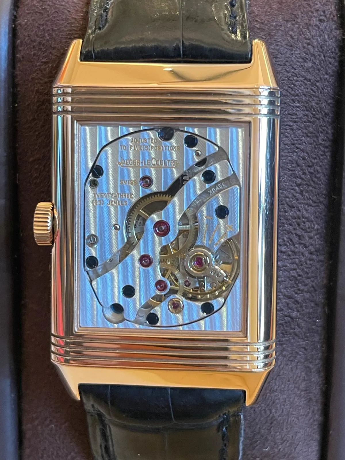 Jaeger-LeCoultre Reverso 270.2.63 26mm Rose gold Silver 4