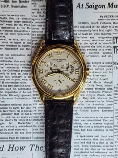 Patek Philippe Annual Calendar 5035 Yellow gold White