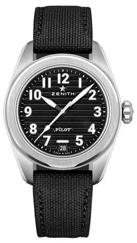 Zenith Pilot 03.4000.3620/21.I001 40mm Stainless steel Black