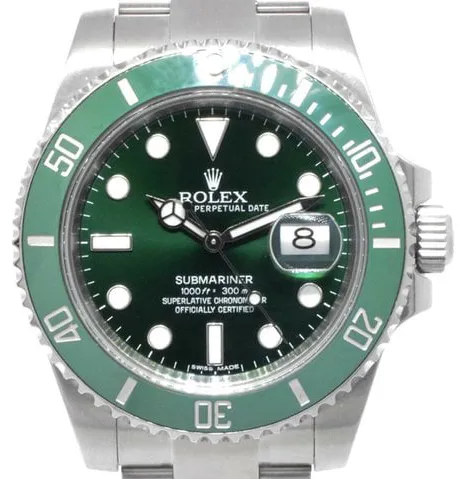 Rolex Submariner 116610LV 40mm Steel Green