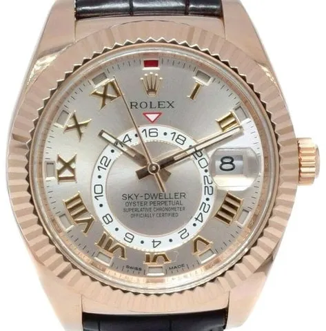 Rolex Sky-Dweller 326135 42mm Rose gold Sundust