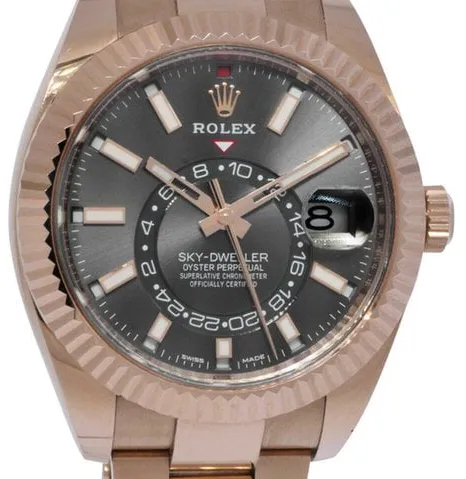 Rolex Sky-Dweller 326935 42mm Rose gold Gray