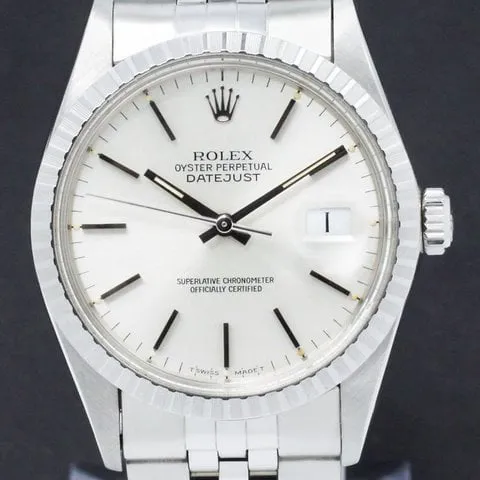 Rolex Datejust 36 16030 36mm Stainless steel Silver