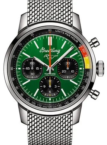 Breitling Top Time AB01762A1L1A1 41mm Stainless steel Green