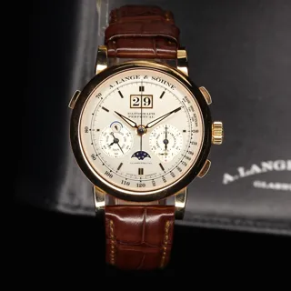 A. Lange & Söhne Datograph Ref.410.032 D 18k rose gold White