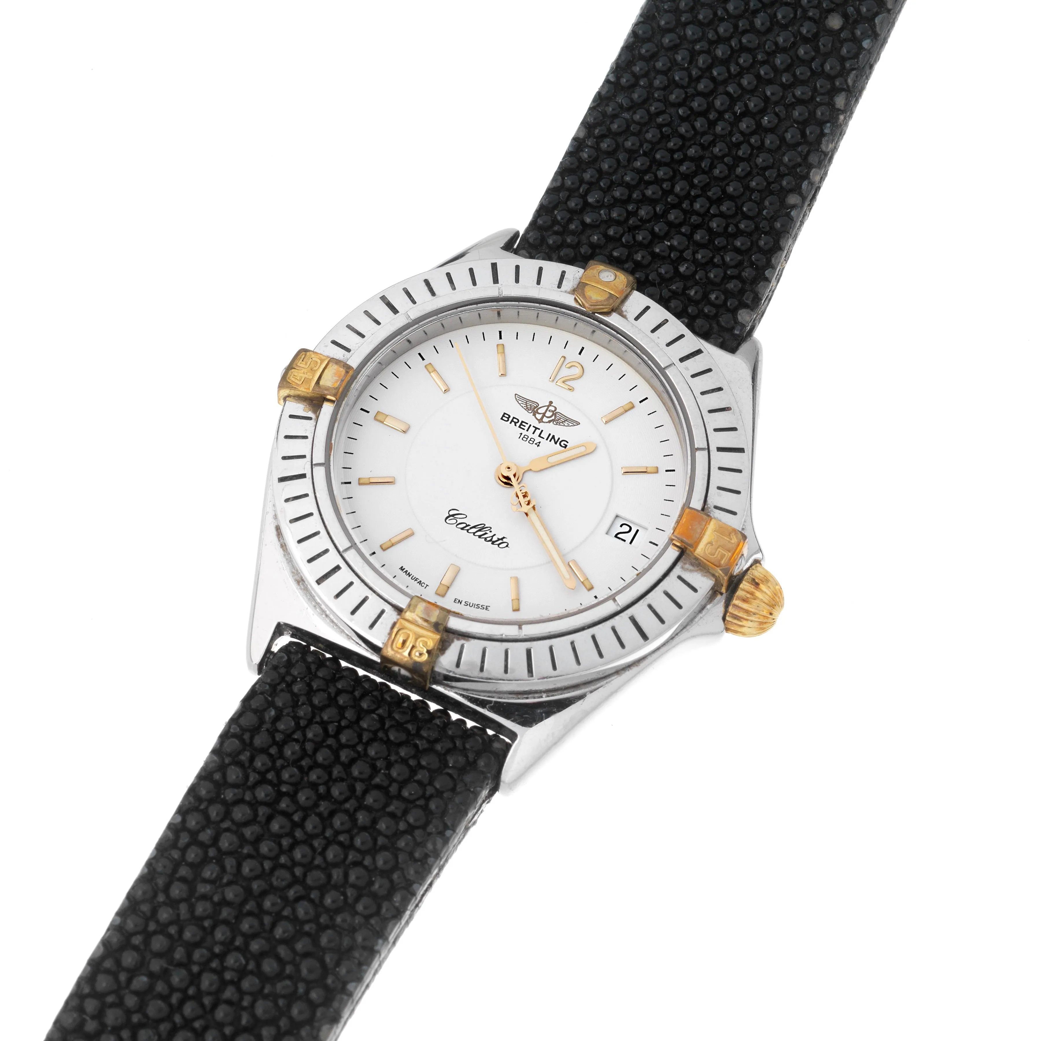 Breitling Callisto B57045 35mm Stainless steel and Gold-plated Cream