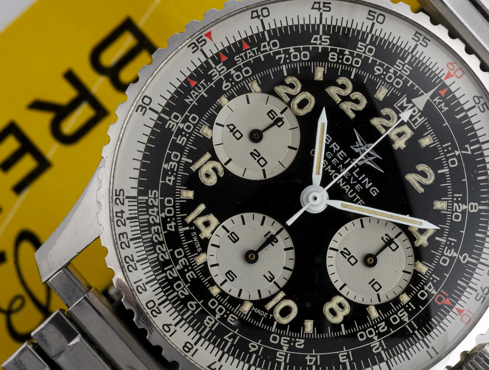 Breitling Navitimer Cosmonaute 809 40.5mm Stainless steel Black 1