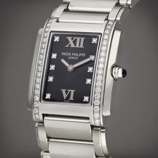 Patek Philippe Twenty~4 4910/10A-001 Stainless steel Black