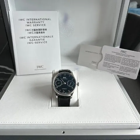 IWC Portugieser IW500703 Stainless steel Black