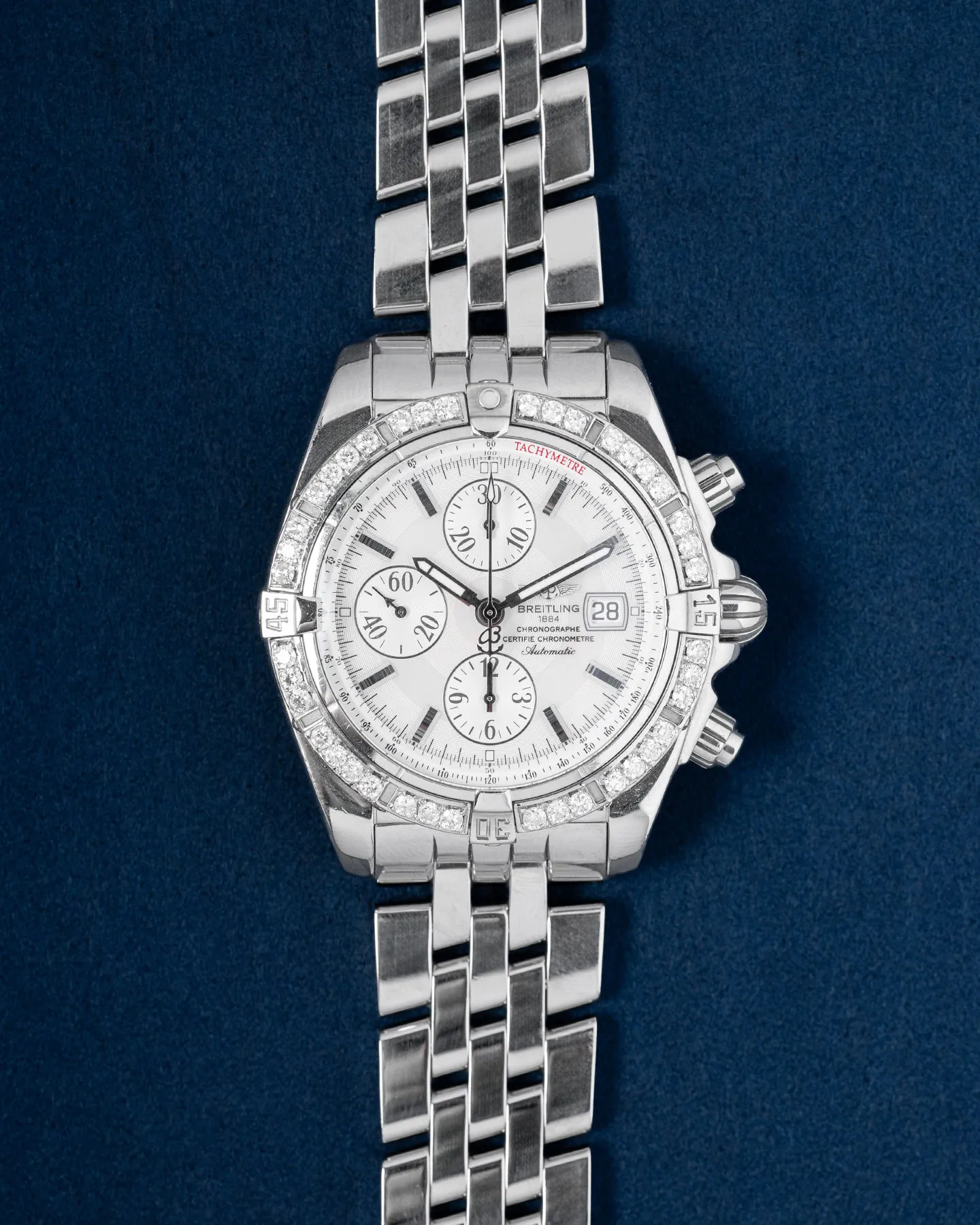 Breitling Chronomat A13356 44mm Stainless steel White