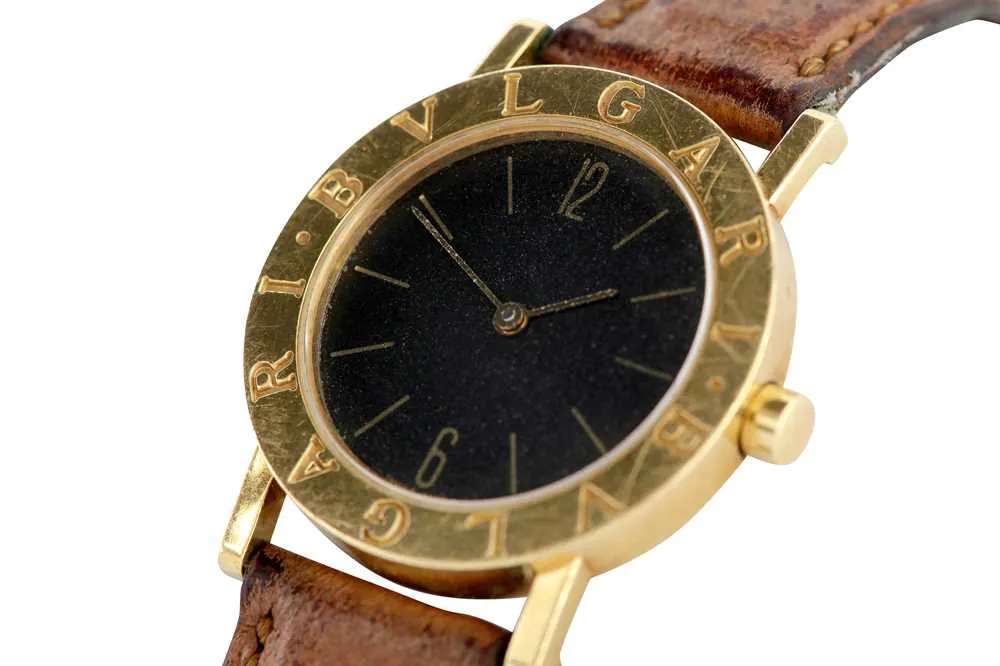 Bulgari BB30GL 31mm Yellow gold Black 1