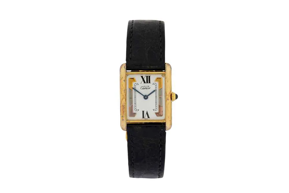 Cartier Tank Vermeil 590005 23mm Silver-gilt