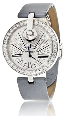 Cartier Colisee 3120 35mm White gold Silver