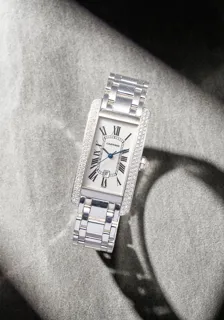 Cartier Tank Américaine 1726 White gold and Diamond Silver