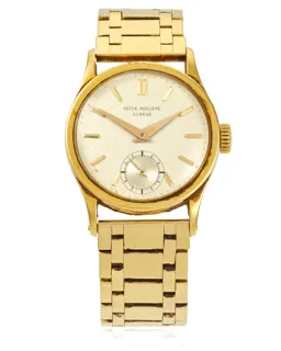 Patek Philippe Calatrava 96 Yellow gold Silver