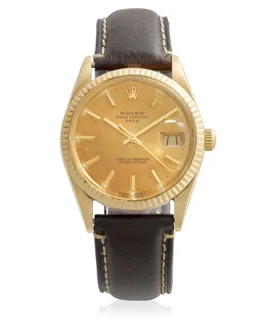 Rolex Oyster Perpetual Date 15007 Yellow gold Golden