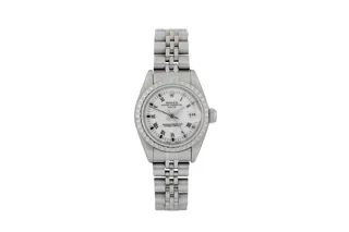 Rolex Oyster Perpetual Lady Date 69240 Stainless steel White