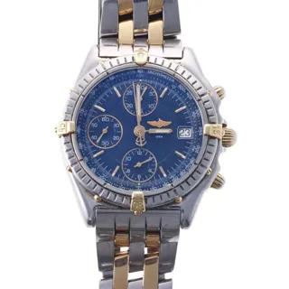 Breitling Chronomat B13050.1 Yellow gold and Stainless steel Blue