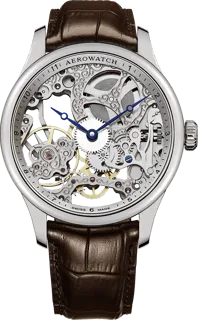 Aerowatch Renaissance A 57981 AA01 Stainless steel Skeletonized