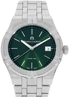 Maurice Lacroix AIKON AI1108-SS002-630-1 Stainless steel Green