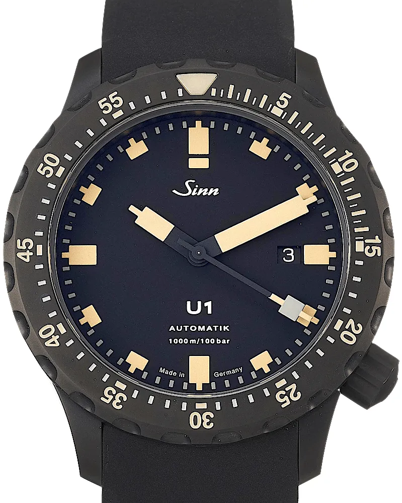 Sinn U1 1010.023 44mm Stainless steel Black