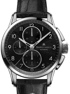 Maurice Lacroix Pontos PT6388-SS001-320-2 Stainless steel Black