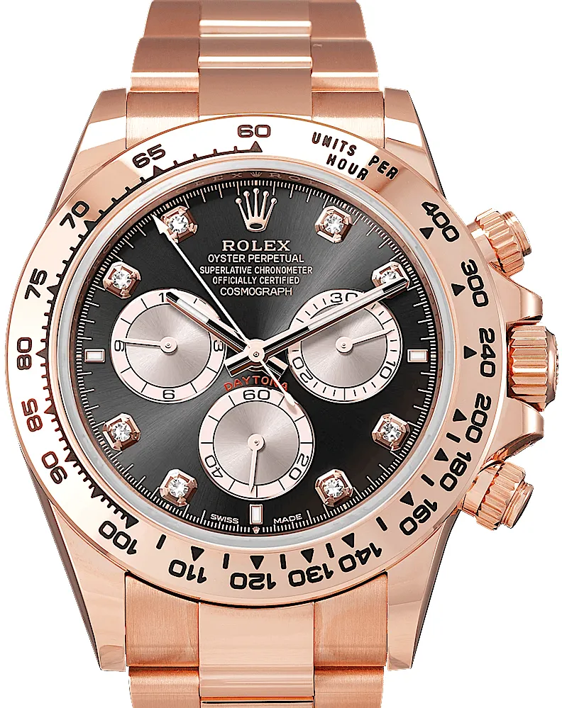 Rolex Daytona 126505-0002 40mm Everose gold Black