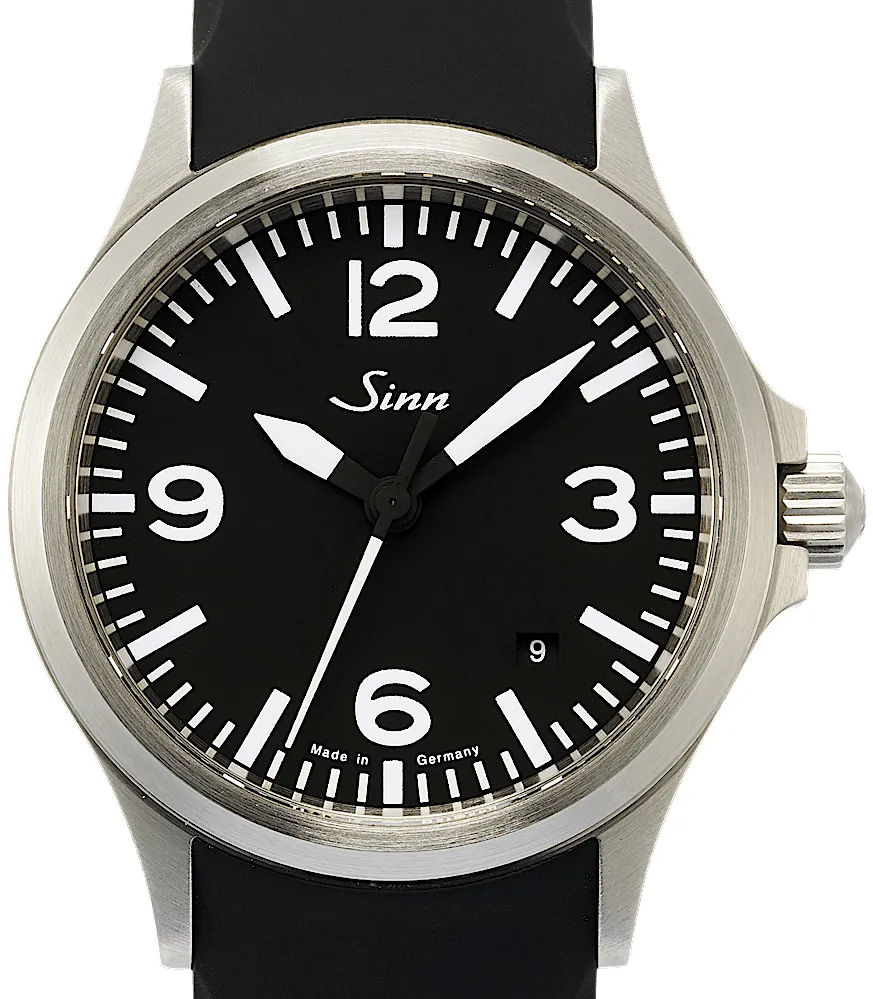 Sinn 556 556.014 38mm Stainless steel Black