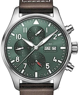 IWC Pilot IW3780-05 Stainless steel Green